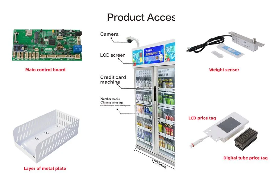 Yl OEM/ODM Fresh Food Industry Vending Machines for Sale for Food Fruit Salad Egg Vegetable Vending Machine