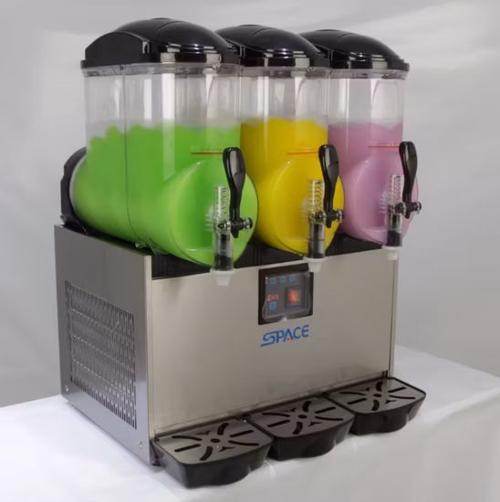 Máquina de venda automática de bebidas congeladas com 3 tanques para negócios
