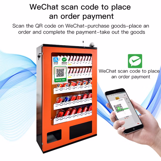 YL Smart 24 horas autoatendimento automática máquina de venda automática de lanches e bebidas com leite