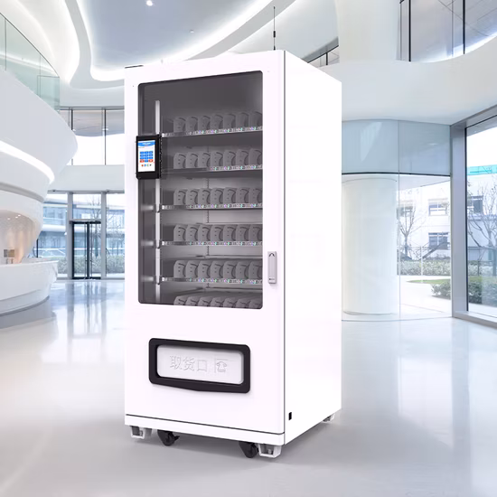 Máquina de venda automática de bandeja de alimentos congelados com elevador modelo Le225g