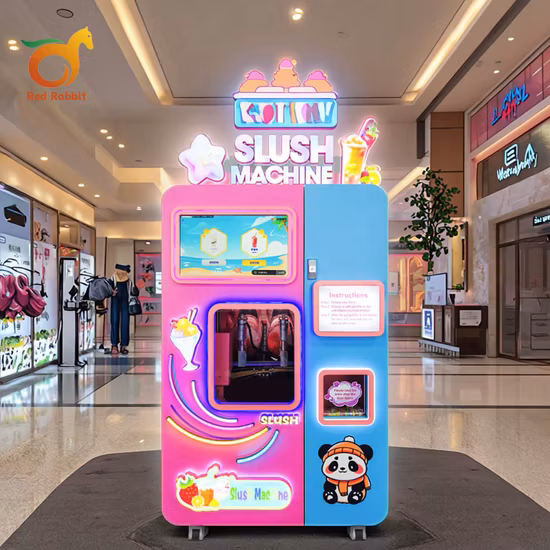 Máquina de venda automática de smoothies totalmente automática Máquina de smoothies Máquina de smoothies de bebidas congeladas