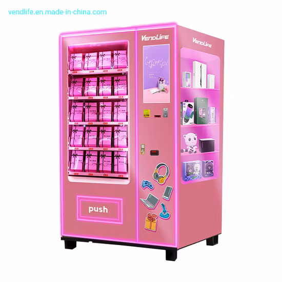 Centro de compras ao ar livre Meninas Beleza Maquiagem Cílios Cabelo Cílios Vendlife Máquina de venda automática
