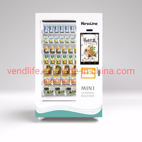 Vendlife Best Seller EUA Sistema de elevação padrão máquina de venda automática para venda de lanches